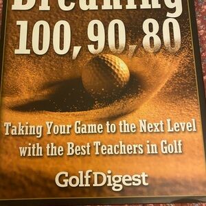 Breaking 100, 90, 80 Golf Book